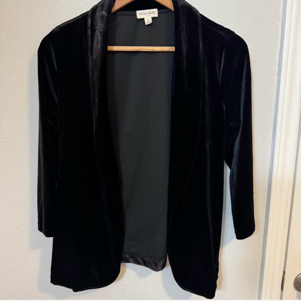 Black Velvet Blazer